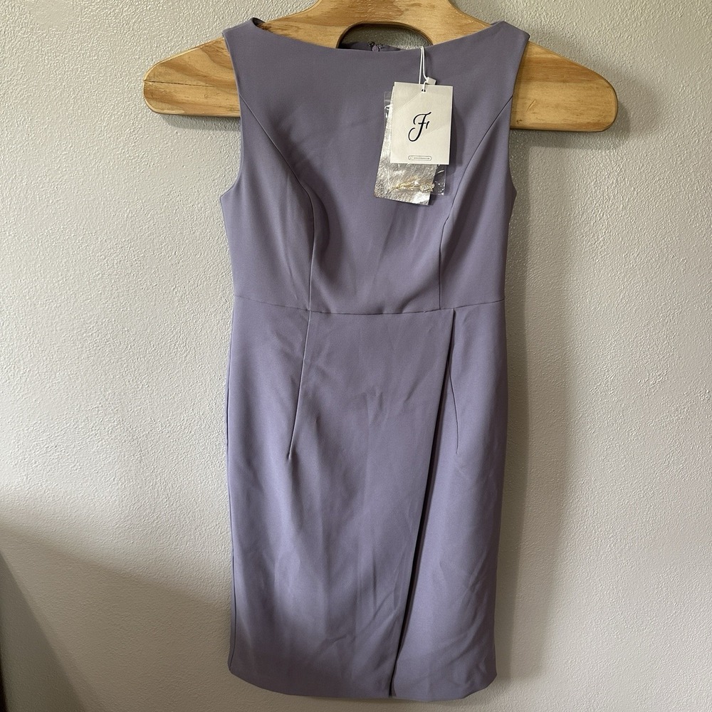 NEW Fehaute Purple Lavender Sleeveless Sheath‎ Dress Size Medium Career Office